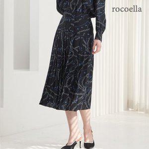 로코엘라 브리티 체인 패턴 프린트 스커트