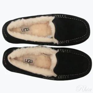 어그 1106878 BLK 앤슬리 블랙 모카신 플랫슈즈