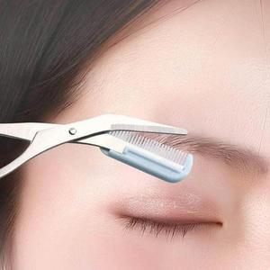여성 간편 집게 족집게 셀프 가정용 정리 속눈썹트 눈썹숱 휴대용 가위 눈썹빗 속눈썹