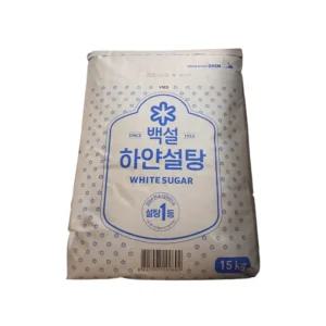 백설 하얀설탕 15kg x 1개