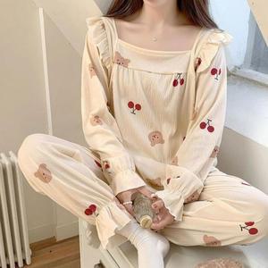 여성잠옷 귀여운잠옷 여름 캐릭터 파자마파티 (3jLhw)