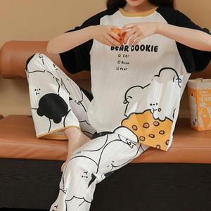 파자마파티 파자마 쿠키베어 홈웨어 잠옷세트 봄 (3jLhu)