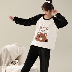 동물잠옷 극세사잠옷 여자잠옷 캐릭터 겨울잠옷 (3jLpb)