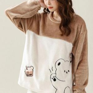 겨울잠옷 여성잠옷 동물잠옷 파자마 파자마파티 (3jLpa)