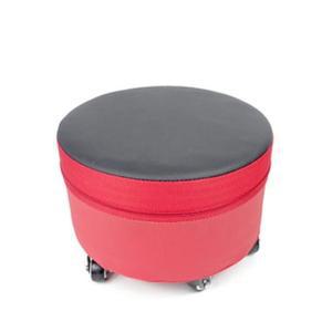 1개 바닥 소 낮은 의자 돌돌이의자 쿠션 무빙 이동식 바퀴의자 PE폼 작업 바퀴달린의