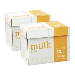 [밀크] 한국제지 MIILK A4용지 미색 80g 5000매