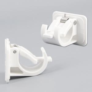 다목적 부착식 2P 봉 집게 부착고리 부착식행거 부착걸이 흡착후크 다용도행거 접착식후크 부착행거 탈부착