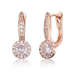 [가이거] 14K GF 볼드 써클 스톤 귀걸이 GIGFEE007