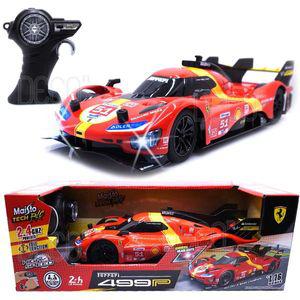RC카 1 14 페라리 499P 라이트 USB 충전식 무선조종