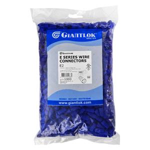 더모아 자이언트록 [UL 와이어커넥터 E2 파랑 1000개] 전선 연결