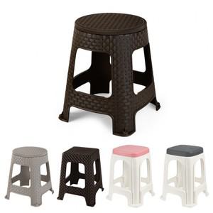 행사용 편의점 플라스틱 포장마차 의자 스툴 4개