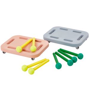 TK 아이소파 바퀴썰매_패들별도구매_실내 유아체육 교구 릴레이경주 어린이집 유치원 체험 놀이