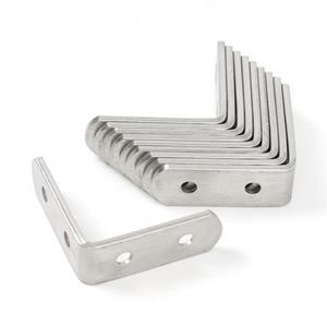 TK (4개) 영달철물 스텐꺽쇠 코너철 10p세트 50X50mm ㄱ자꺽쇠 소형꺽쇠 소형코너철 소형선반대 엘자선반대