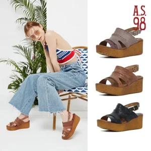 MADE IN ITALY [AS98] 베네타 웨지샌들