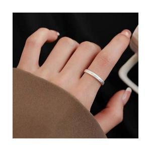 오픈링 925 실버 러브레터 볼드 우정 반지 N421