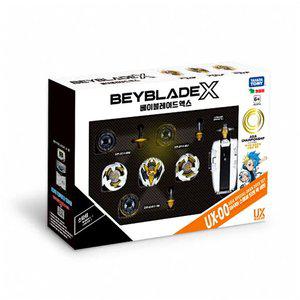 [기타]베이블레이드X UX-00 아시아 스페셜 드랜 덱 세트 팽이 런처 대결 유니크라인 역할놀이 선물