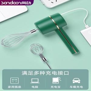 충전 전동 교반 휘핑기 핸드휘핑기 무선 생 계란 거품기 제빵