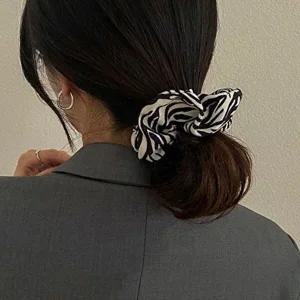 여성 얼룩무늬 곱창 헤어밴드 직장인 회사원 교사-WF73D57