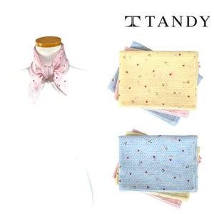 [탠디] TANDY 리본체리 손수건 스카프