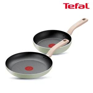 테팔 인덕션 민트 세이지 후라이팬 2종(20cm+24cm)