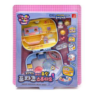 포차코 뮤직 스튜디오 산리오 포켓룸 피규어 인형 소품 소꿉놀이 캐릭터 선물