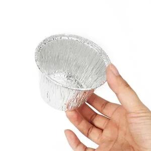 고품질 은박 머핀 컵 10개 식당 타원형 베이킹몰드 오븐용 (WFHS2R0)