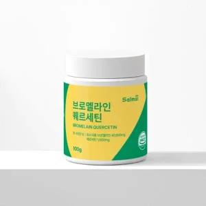 건온연 살므시 브로멜라인 퀘르세틴 분말 100g 부모님 직장인 중장년 청소년 100g