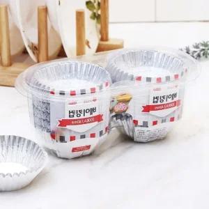 고품질 4cm 베이킹 은박 컵 200개 쿠킹 홈 캠핑 호일 (WFHS2QU)