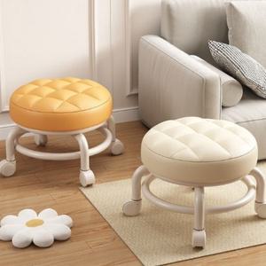 이동식 의자 로우 스툴 좌식 바퀴의자 6color