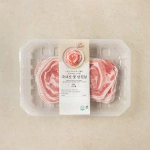 [냉동] 국내산 꽃 삼겹살 (600g)