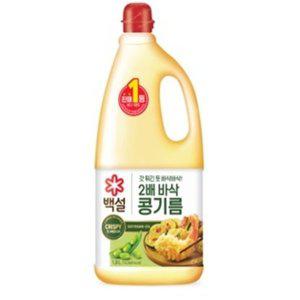 백설 2배바삭 콩기름 1.8L