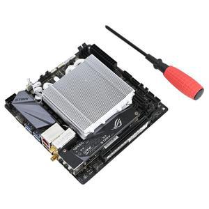 METALFISH Z39 CPU 흰색 쿨러 1700/1200/115x/AM4 Mini ITX 컴팩트 플랫폼용 9cm 다채로운 PWM 팬이 있는 3