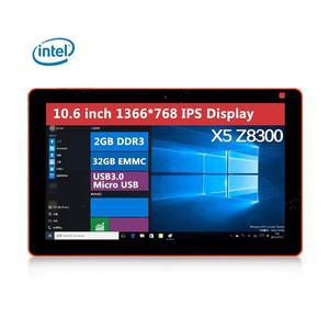 고품질 32비트 10.6인치 Windows 10 태블릿 Z8300 쿼드 코어 CPU 2GB RAM 32GB ROM 1366 x 768 IPS 듀얼 카