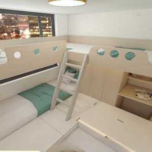 헤브잇 벙커형침대 학생 매트리스받침 1인쇼파침대