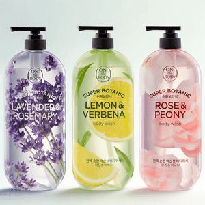 온더바디 수퍼보타닉 바디워시 900g 3개 (레몬/라벤더/로즈)