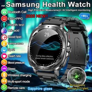 2025 삼성 건강 관리 스마트 시계 ECG 요산 혈압 체지방 모니터링 블루투스 통화 NFC Men Smartwatch의 새