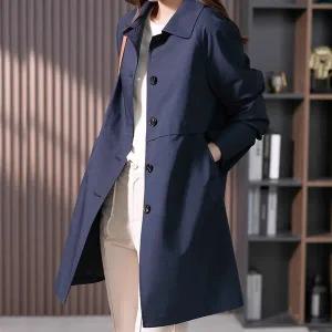 [하프클럽/랄라모션]모던 스퀘어 베이직 트렌치자켓(llm0665)