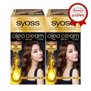 사이오스 올레오크림 새치염색약 3-B 글로시베이지 x 2개