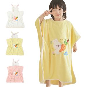 키즈트리 아동 키즈 유아 비치 타올 어린이 물놀이 목욕 수건 샤워 가운 판초 SN-008