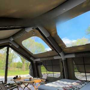 아리 대형 에어텐트 완전 자동 겨울 따뜻한 야외 훈련 캠핑 풍선 텐트