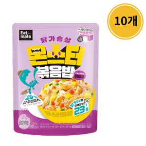 잇메이트 갈릭 닭가슴살 몬스터 볶음밥 250g 10개