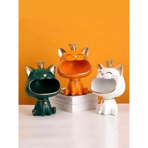 입벌린 고양이장 홈인테리어 현관앞 저금통 80CM 10CM