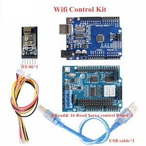 아두이노 블루투스 블루투스 WiFi 모터 드라이버 보드 모듈 포함된 Arduino용 로봇 자동차 암 컨트롤러 키