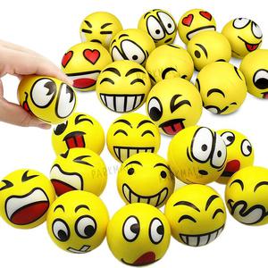 악동 페이스 스펀지공 6cm 12개입 (스폰지공 스마일공 탱탱볼 얌체공 미니볼 공놀이 웃는표정)