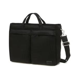 헤지스 액세서리 남성 24FW [스테디셀러] 블랙 나일론 토트백 WUBA4F400BK