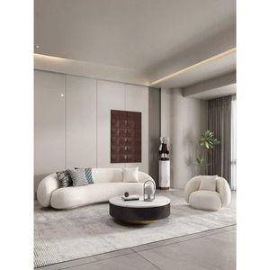 조약돌쇼파 구름 소파 3인용 등받이 양털 안쥬르 카페 인용