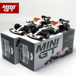 다이캐스트 모형 피규어 자동차 비행기MINIGT F1 합금 레이싱 모델, 679 680, 1:64 RB16B #11 페레즈 #33 2