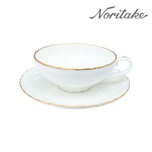 [갤러리아] 노리다케 화이트 골드 홍차잔 1인조