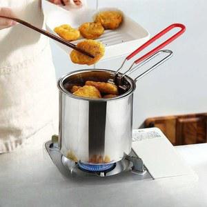 가정용 미니 튀김기 핫도그 6L 기본모델 3L 꼬치 스텐 캠핑 핫도그튀김기 스테인레스