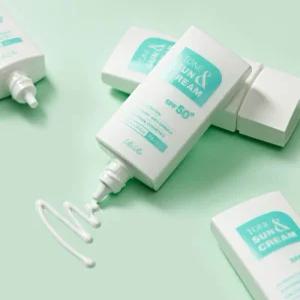 [2개] 리르 톤 앤 선 크림 - UV 블루라이트 차단/톤업 선케어